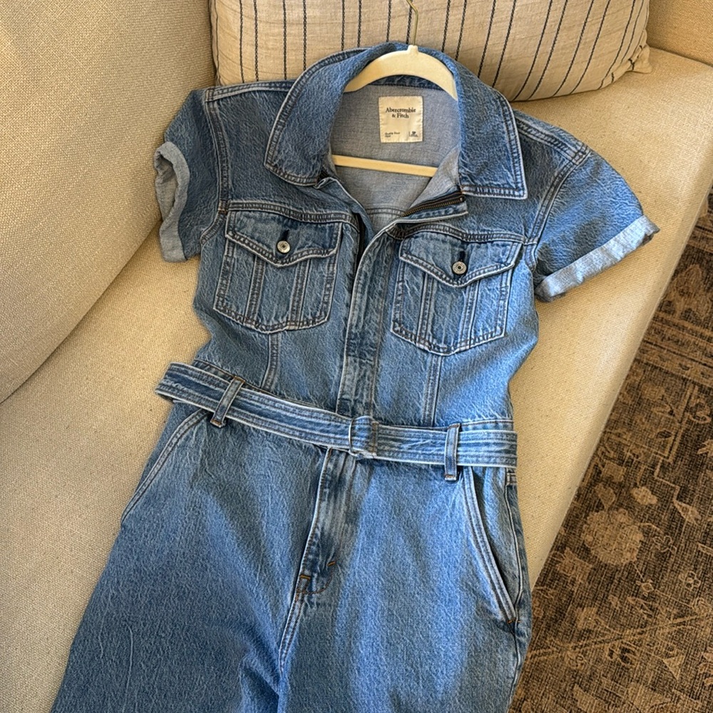 Abercrombie denim jumpsuit
